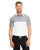 1300133 Under Armour Men's UA Playoff Block Polo - STEEL/WHITE