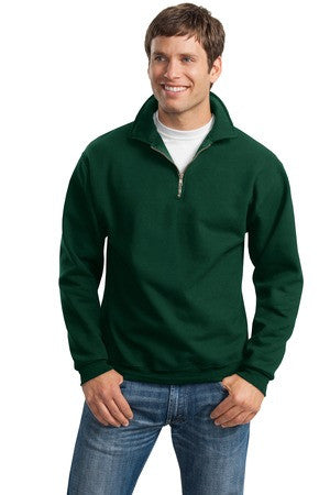 Jerzees half zip pullover deals