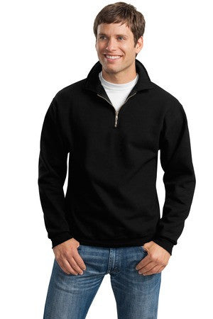 JERZEES 1 4 Zip Sweatshirt with Cadet Collar 4528M