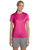 4830 Hanes Ladies' Cool DRI® with FreshIQ Performance T-Shirt - WOW PINK