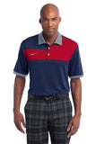 Nike Golf Dri-FIT Sport Colorblock Polo. 527806 - Navy