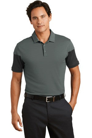 nike dry short sleeve colorblock polo