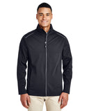 CE708 Ash City - Core 365 Men's Techno Lite Three-Layer Knit Tech-Shell - BLACK