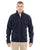 DG793 Devon & Jones Men's Bristol Full-Zip Sweater Fleece - BLACK