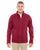 DG793 Devon & Jones Men's Bristol Full-Zip Sweater Fleece - RED