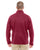 DG793 Devon & Jones Men's Bristol Full-Zip Sweater Fleece - BURGUNDY