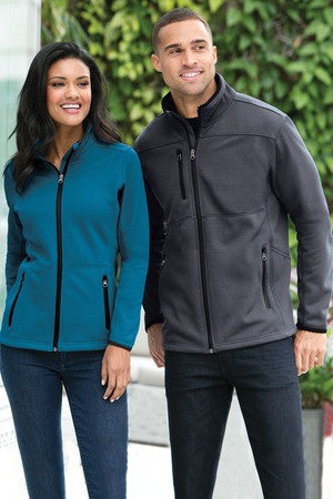 Port Authority® Ladies Pique Fleece Jacket. L222