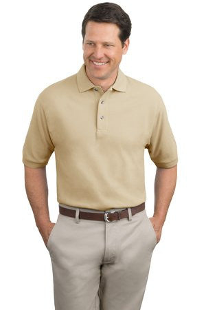 Port authority heavyweight cotton pique polo hot sale
