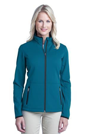 Port Authority® Ladies Pique Fleece Jacket. L222