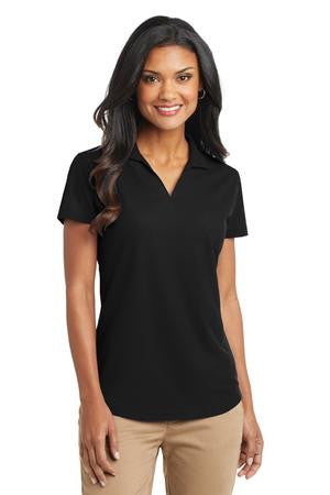 Ladies black polo t shirt sales