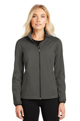 Port Authority® Ladies Active Soft Shell Jacket. L717 - GREY STEEL