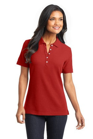 Port Authority Ladies EZCotton Pique Polo. L800