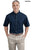SP11 Port & Company Short Sleeve Denim Shirt - LogoShirtsWholesale                                                                                                     
 - 3