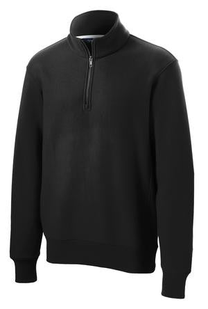 Sport Tek Super Heavyweight 1 4 Zip Pullover Sweatshirt. ST283 LogoShirtsWholesale