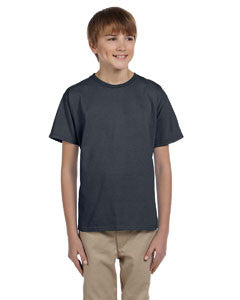 Gildan Short Sleeve Crew T-Shirt, 1 Each, Boy's, Size: Large, Black