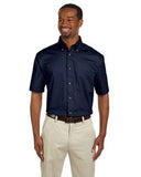 M500S Harriton Men's Easy Blend™ Short-Sleeve Twill Shirt with Stain-Release - LogoShirtsWholesale
- 1