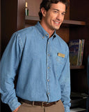 M550 Harriton Men's Long Sleeve Denim - LogoShirtsWholesale
- 1