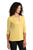 LK750 Port Authority  Ladies UV Choice Pique Henley - Yellow