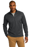 K805 Port Authority® Vertical Texture 1/4-Zip Pullover - IRON GREY