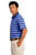 Nike Golf Dri-FIT Tech Stripe Polo. 578677 - Game Royal