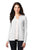 LM1008 Port Authority® Ladies Concept Stretch Button-Front Cardigan - WHITE