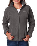 6439 Columbia Ladies' Benton Springs™ Full-Zip Fleece - CHARCOAL