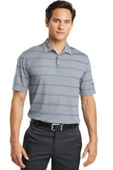 Nike Golf Dri-FIT Fade Stripe Polo. 677786 - Dark Steel