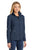 L231 Port Authority® Ladies Digi Stripe Fleece Jacket - Navy