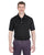 8445 UltraClub Men's Cool & Dry Stain-Release Performance Polo - BLACK