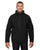orth End Men's Glacier Mens Insulated Soft Shell Jacket With Detachable Hood - BLACK