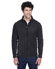 88190 Ash City - Core 365 Men's Journey Fleece Jacket - charcoal