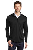 K584 Port Authority ® Silk Touch ™ Performance 1/4-Zip - Black