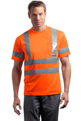 CornerStone® - ANSI 107 Class 3 Short Sleeve Snag-Resistant Reflective T-Shirt. CS408 - LogoShirtsWholesale                                                                                                     
 - 1