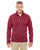 DG792 Devon & Jones Adult Bristol Sweater Fleece - RED