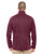 DG792 Devon & Jones Adult Bristol Sweater Fleece - BURGUNDY