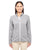 DG793W Devon & Jones Ladies' Bristol Full-Zip Sweater Fleece - GREY HEATHER