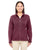 DG793W Devon & Jones Ladies' Bristol Full-Zip Sweater Fleece - BURGUNDY