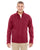 DG793 Devon & Jones Men's Bristol Full-Zip Sweater Fleece - BURGUNDY