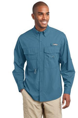 Eddie Bauer® - Long Sleeve Fishing Shirt. EB606 - LogoShirtsWholesale                                                                                                     
 - 1