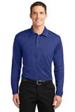 Port Authority® Silk Touch™ Performance Long Sleeve Polo. K540LS - LogoShirtsWholesale                                                                                                     
 - 1
