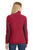 Port Authority® Ladies Summit Fleece Full-Zip Jacket. L233 - Rich red