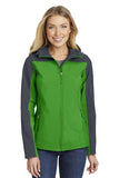 Port Authority® Ladies Hooded Core Soft Shell Jacket. L335 - LogoShirtsWholesale                                                                                                     
 - 1