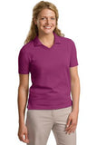 L455 Port Authority Ladies' Rapid Dry Pique Polo - LogoShirtsWholesale                                                                                                     
 - 1