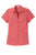 Port Authority® Ladies Textured Camp Shirt. L662 - DEEP CORAL