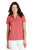 Port Authority® Ladies Textured Camp Shirt. L662 - DEEP CORAL