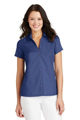 Port Authority® Ladies Textured Camp Shirt. L662 - ROYAL
