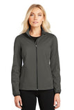 Port Authority® Ladies Active Soft Shell Jacket. L717 - GREY STEEL