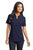 Port Authority® Ladies EZCotton™ Pique Polo. L800 - BLACK