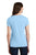 Port & Company® Ladies Fan Favorite V-Neck Tee. LPC450V - LT. BLUE