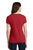 Port & Company® Ladies Fan Favorite V-Neck Tee. LPC450V - CARDINAL